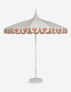 Aamu Pagoda Umbrella | Sunbrella Canopy, Coastal Design