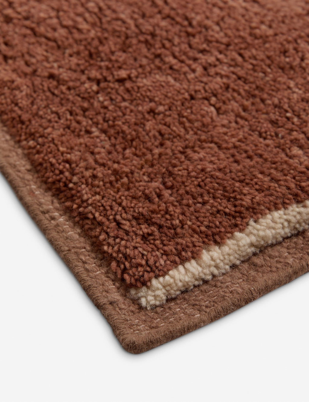 Alba Wool Rug | Hand-Knotted, Terracotta Hues