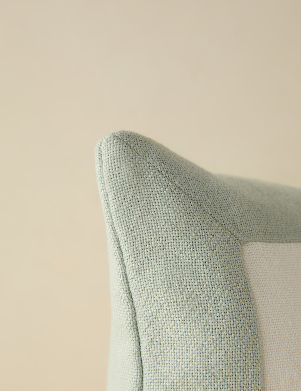 Amica Outdoor Pillow | Colorful Border, Antique White Center