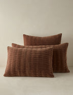 Astra Velvet Sham | Quilted Texture, Luxurious Touch