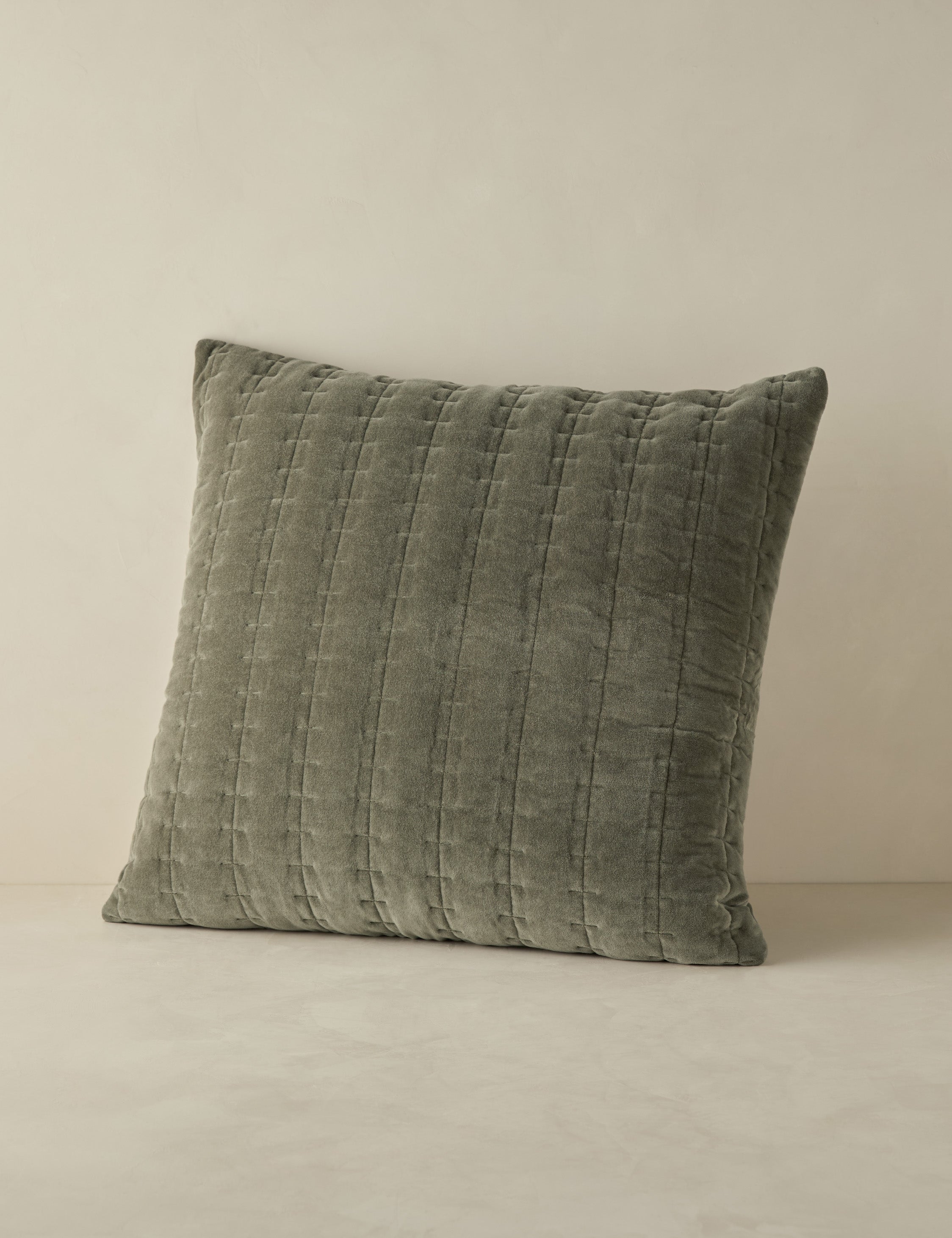 Astra Velvet Sham | Quilted Texture, Luxurious Touch