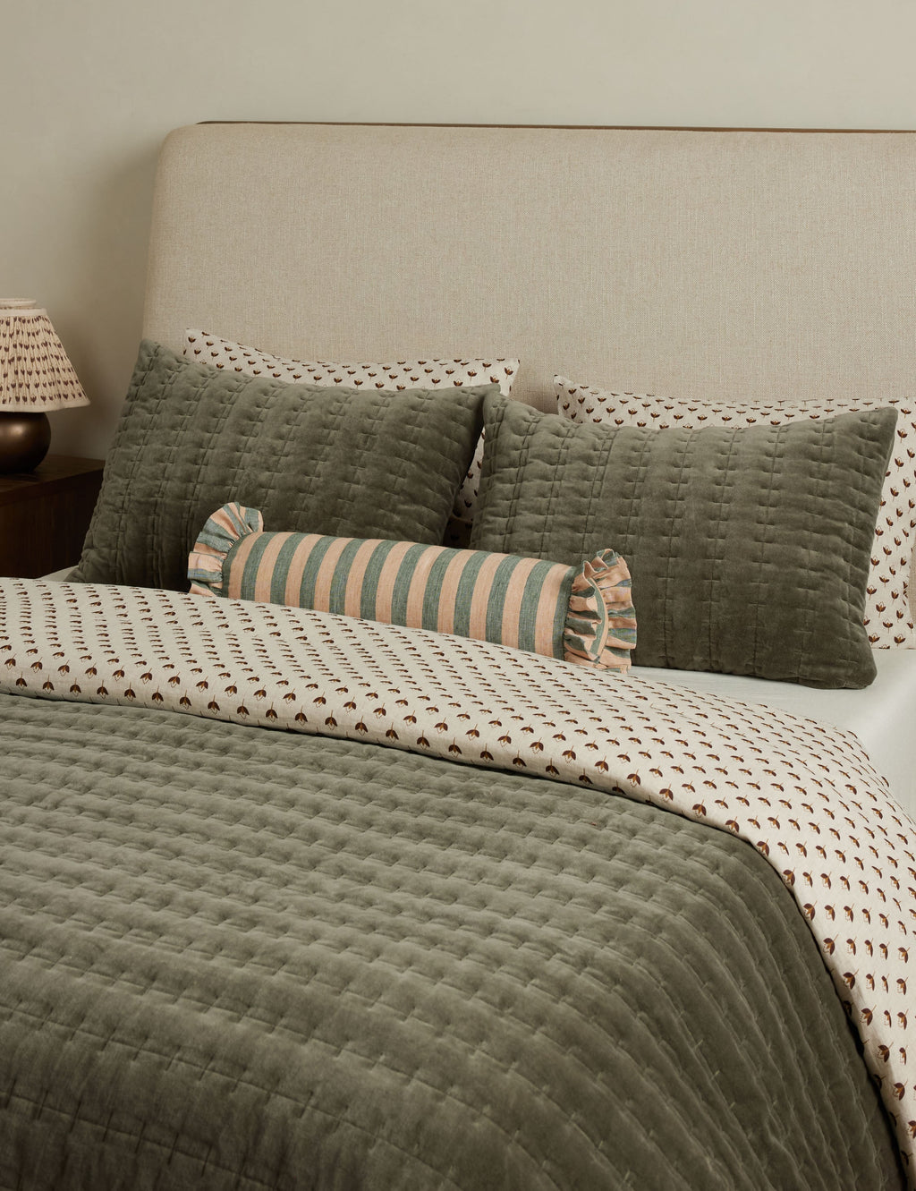 Astra Velvet Sham | Quilted Texture, Luxurious Touch