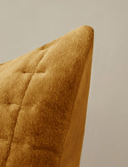 Astra Velvet Sham | Quilted Texture, Luxurious Touch