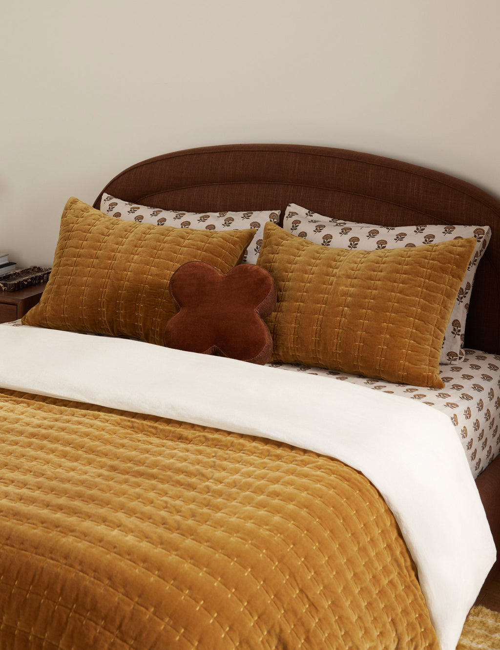 Astra Velvet Sham | Quilted Texture, Luxurious Touch