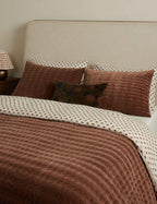Astra Velvet Sham | Quilted Texture, Luxurious Touch