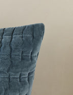 Astra Velvet Sham | Luxurious Quilted Texture