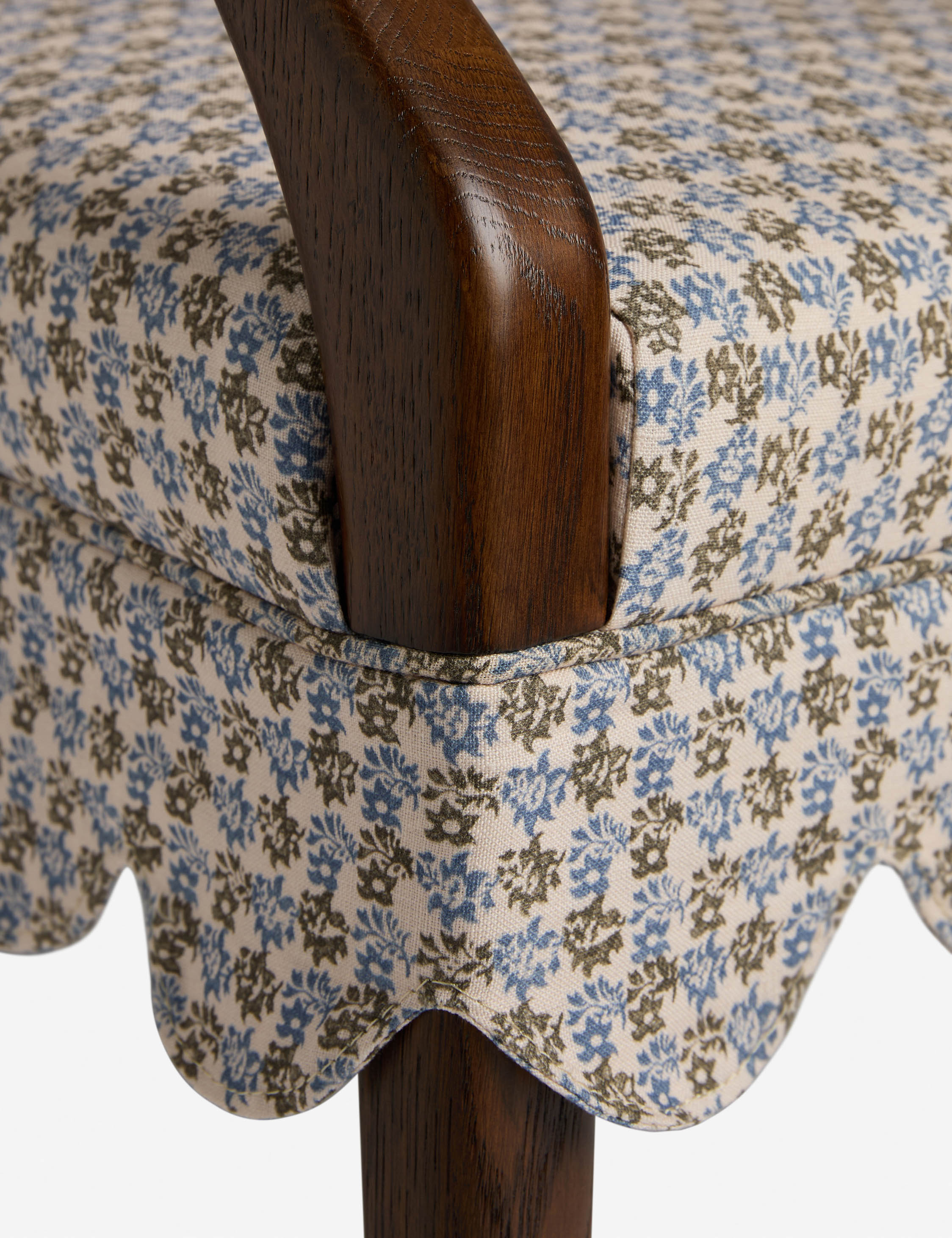 Avery Dining Arm Chair | Floral Upholstery, Stately Arms