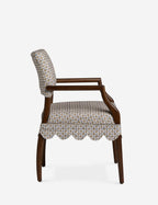 Avery Dining Arm Chair | Floral Upholstery, Stately Arms
