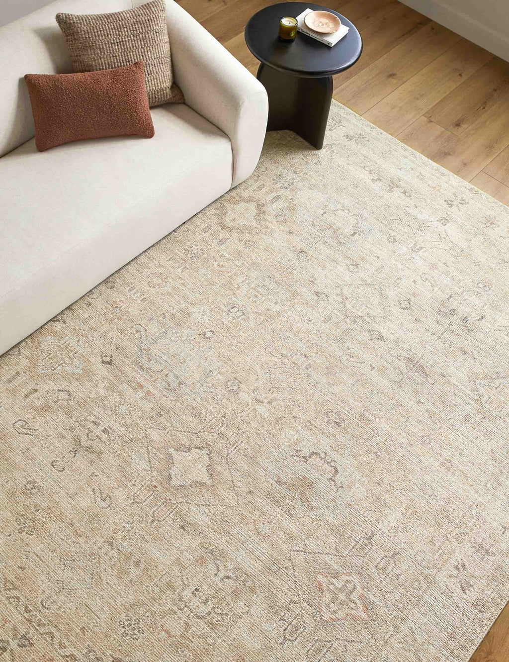 Bela Area Rug | Distressed Motifs, Easy-Care Sophistication