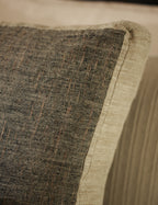 Luma Box Pillow | Linen Silk, Earthy Tones