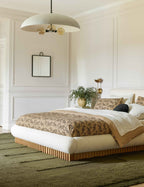 Brixton Hemp Duvet Cover | Sustainable Tiger Print Design