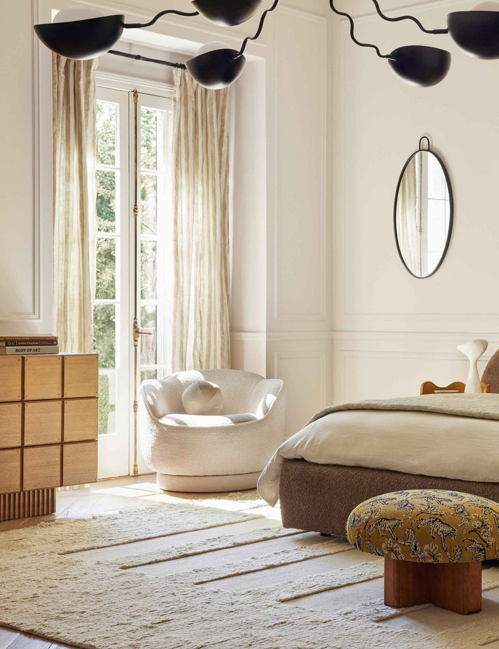 Pinnacle Stripe Curtain Panel | Linen, Exclusive Design by Sarah Sherman Samuel