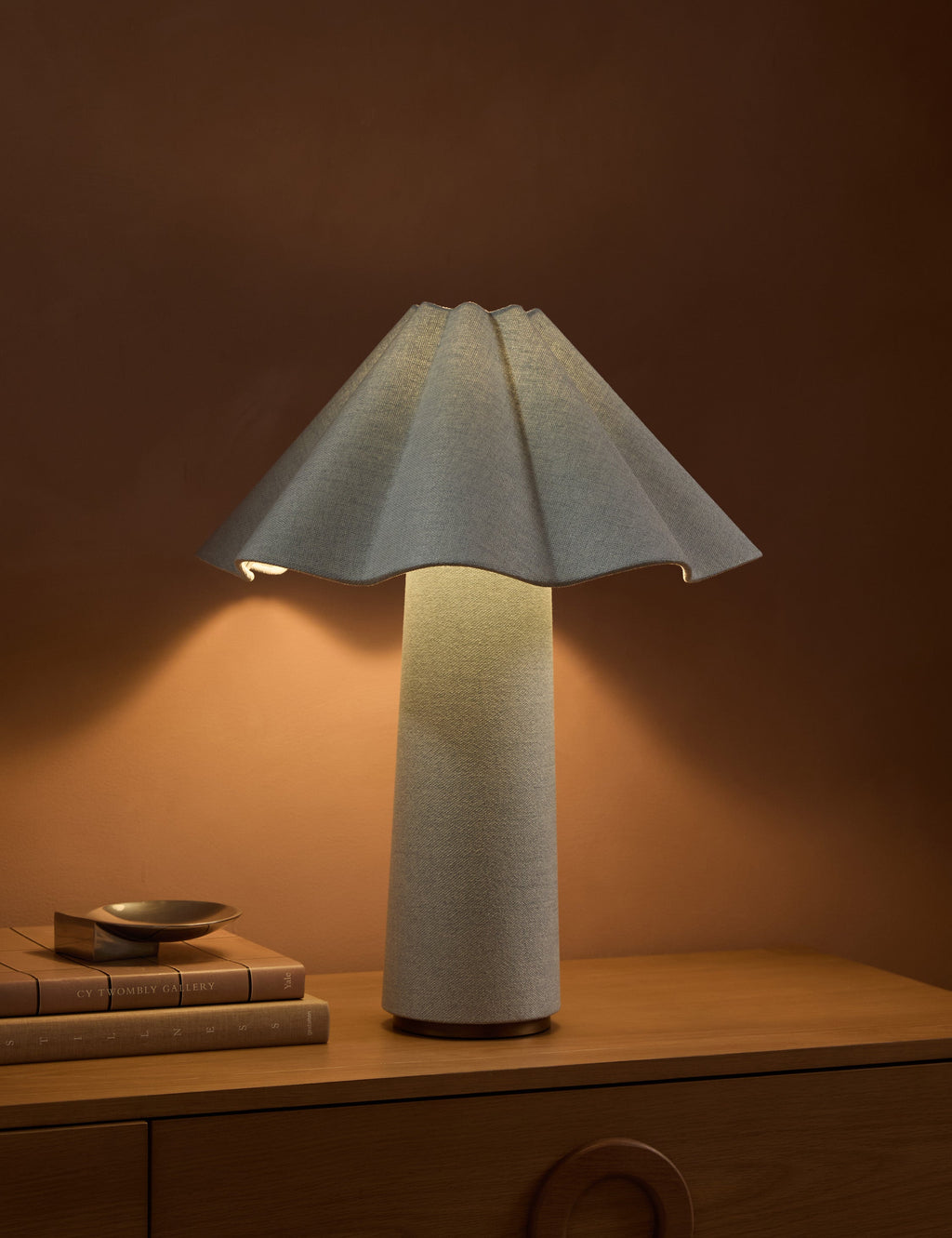 Bela Table Lamp | Sculptural Fabric Design
