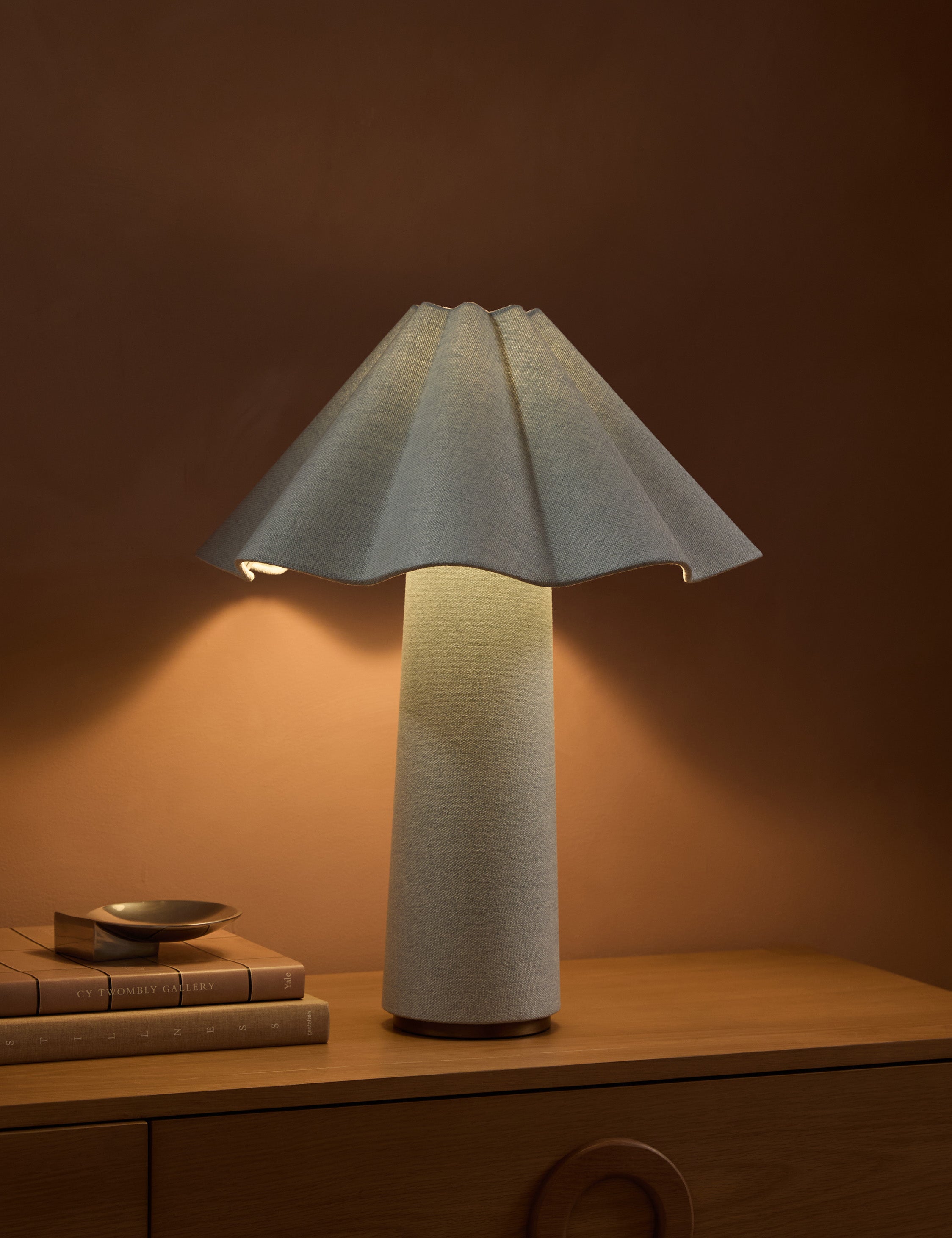 Bela Table Lamp | Sculptural Fabric Design