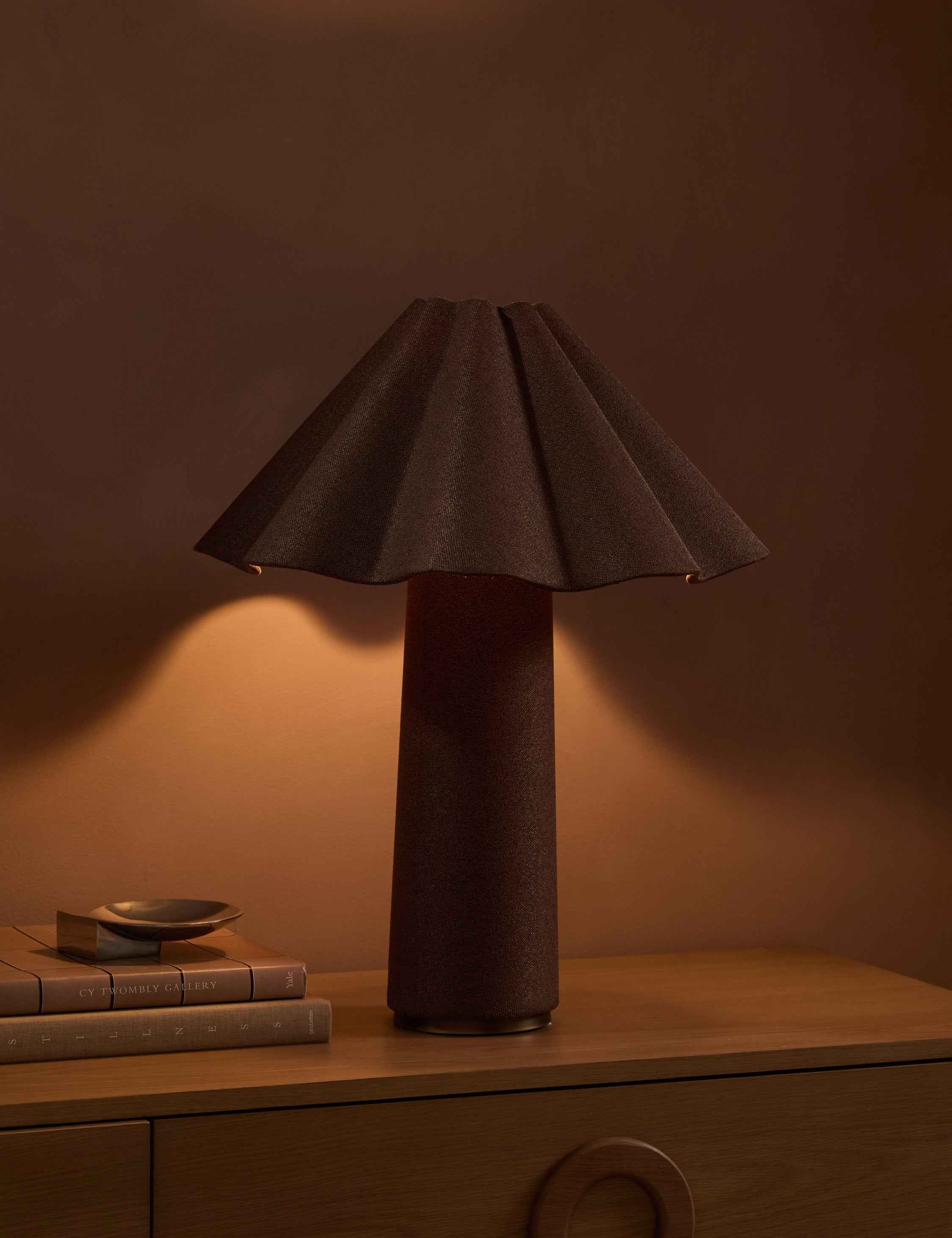Bela Table Lamp | Sculptural Fabric Design