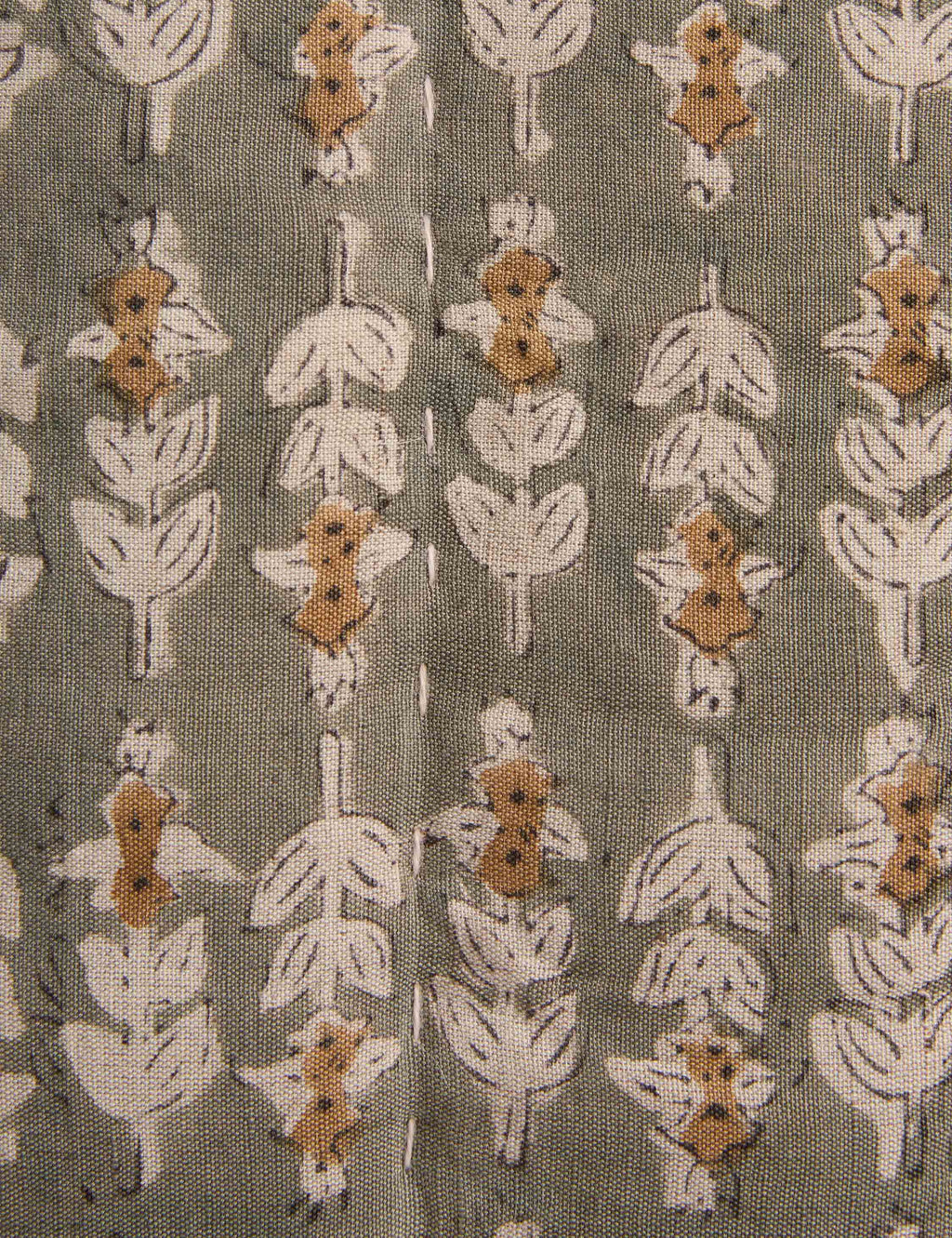 Bela Linen Cotton Quilt | Block Print Floral Design, Soft & Durable