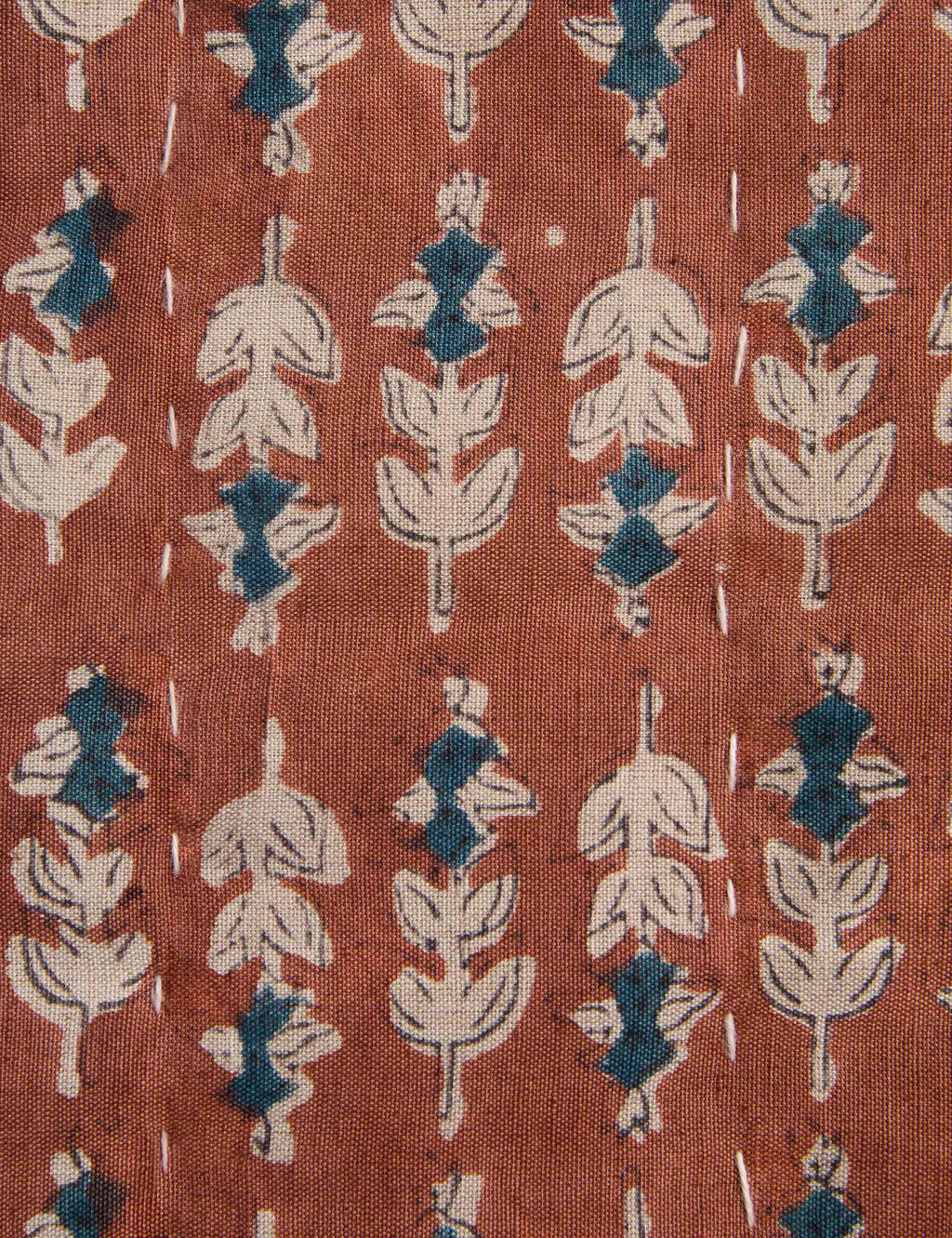 Bela Linen Cotton Quilt | Block Print Floral Design, Soft & Durable