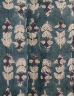 Bela Linen Cotton Quilt | Block Print Floral Design, Soft & Durable