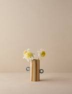 Bela Hand-Painted Vase | Ceramic with Bold Stripe Detailing