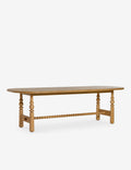 Bela Oval Dining Table | Modern Wood Design, Turned Legs