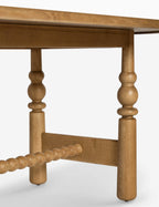 Bela Oval Dining Table | Modern Wood Design, Turned Legs