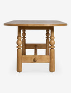 Bela Oval Dining Table | Modern Wood Design, Turned Legs