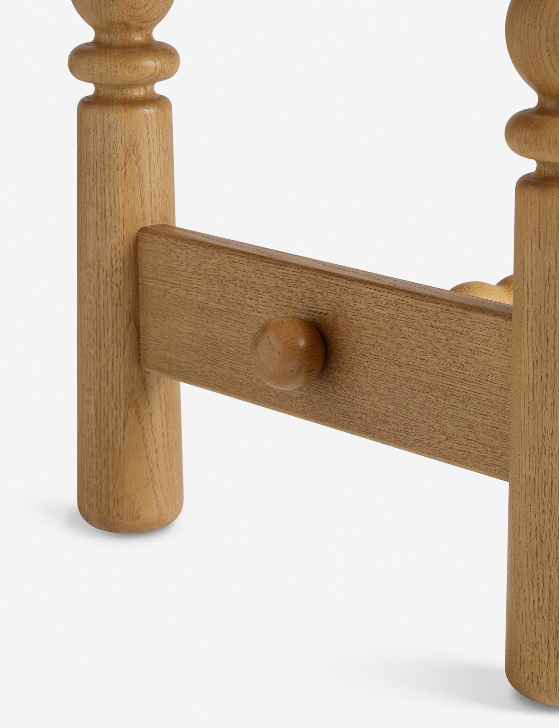 Bela Oval Dining Table | Modern Wood Design, Turned Legs