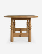 Bela Oval Dining Table | Modern Wood Design, Turned Legs