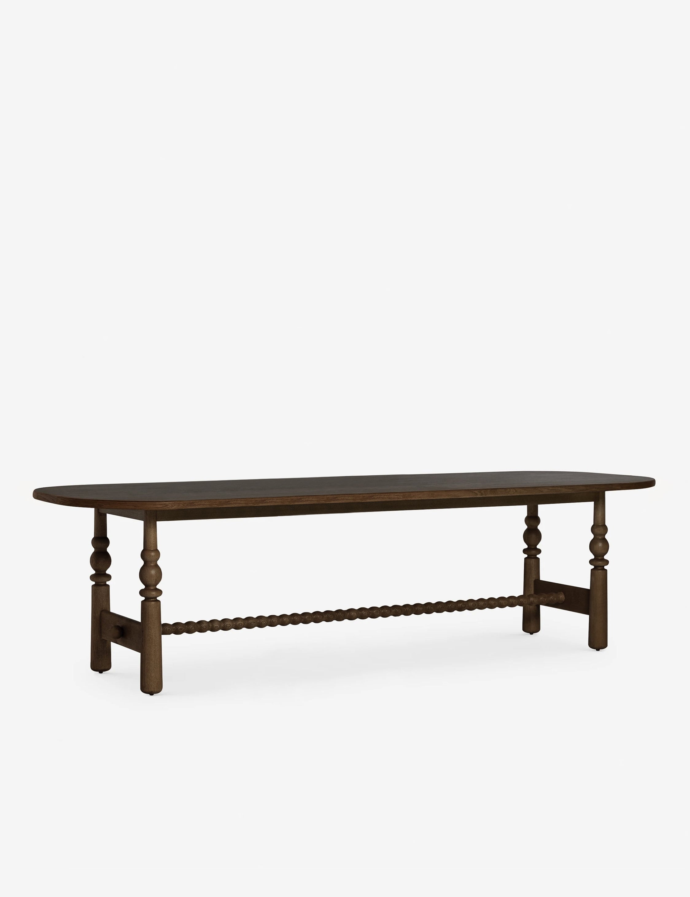 Bela Oval Dining Table | Modern Wood Design, Turned Legs