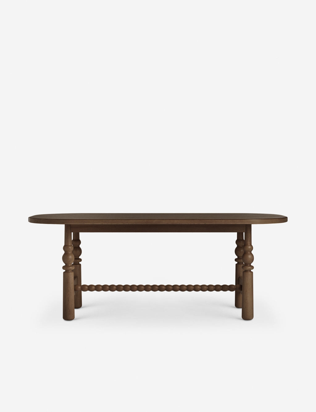 Bela Oval Dining Table | Modern Wood Design, Turned Legs
