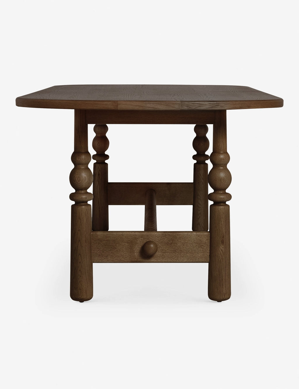 Bela Oval Dining Table | Modern Wood Design, Turned Legs