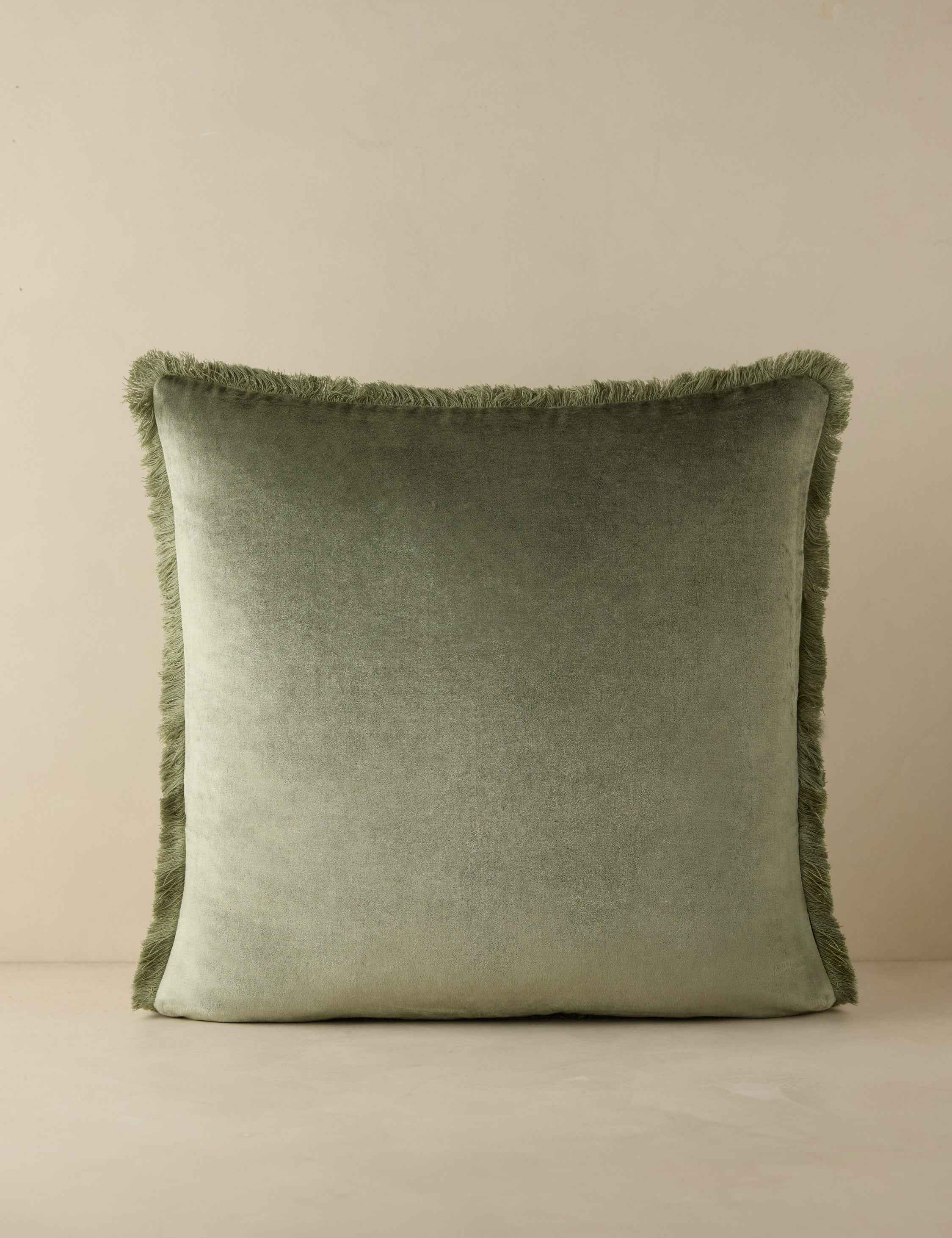 Brio Velvet Pillow | Cozy Rich Fabric, Tailored Details