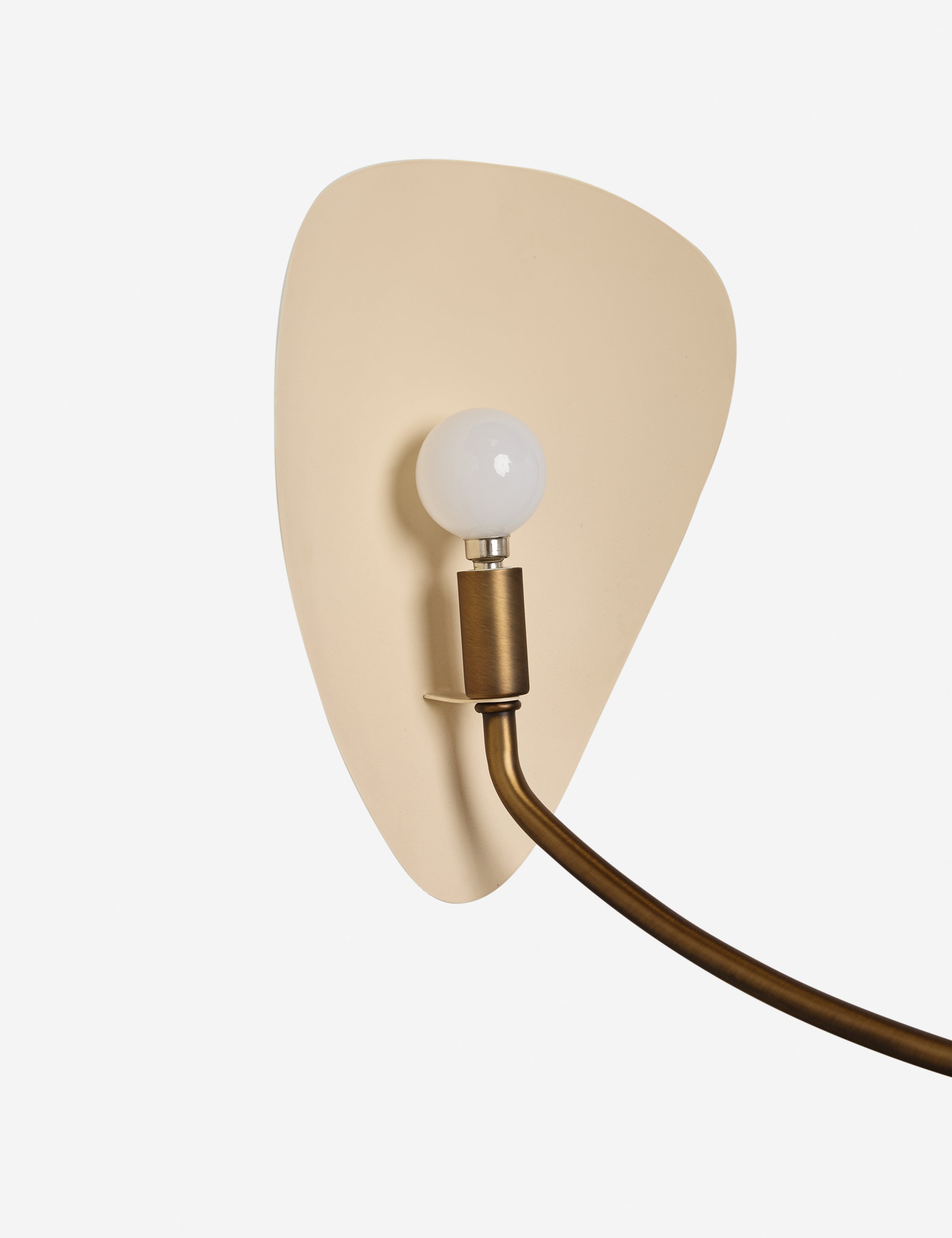 Bela Chandelier | Cream-on-Brass Finish, Sculptural Design