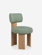 Bela Dining Chair | Cushioned Seat, Performance Linen Upholstery