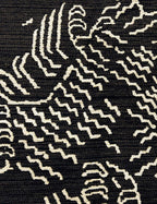 Aura Round Ottoman | Fringe Trim, Custom Upholstery