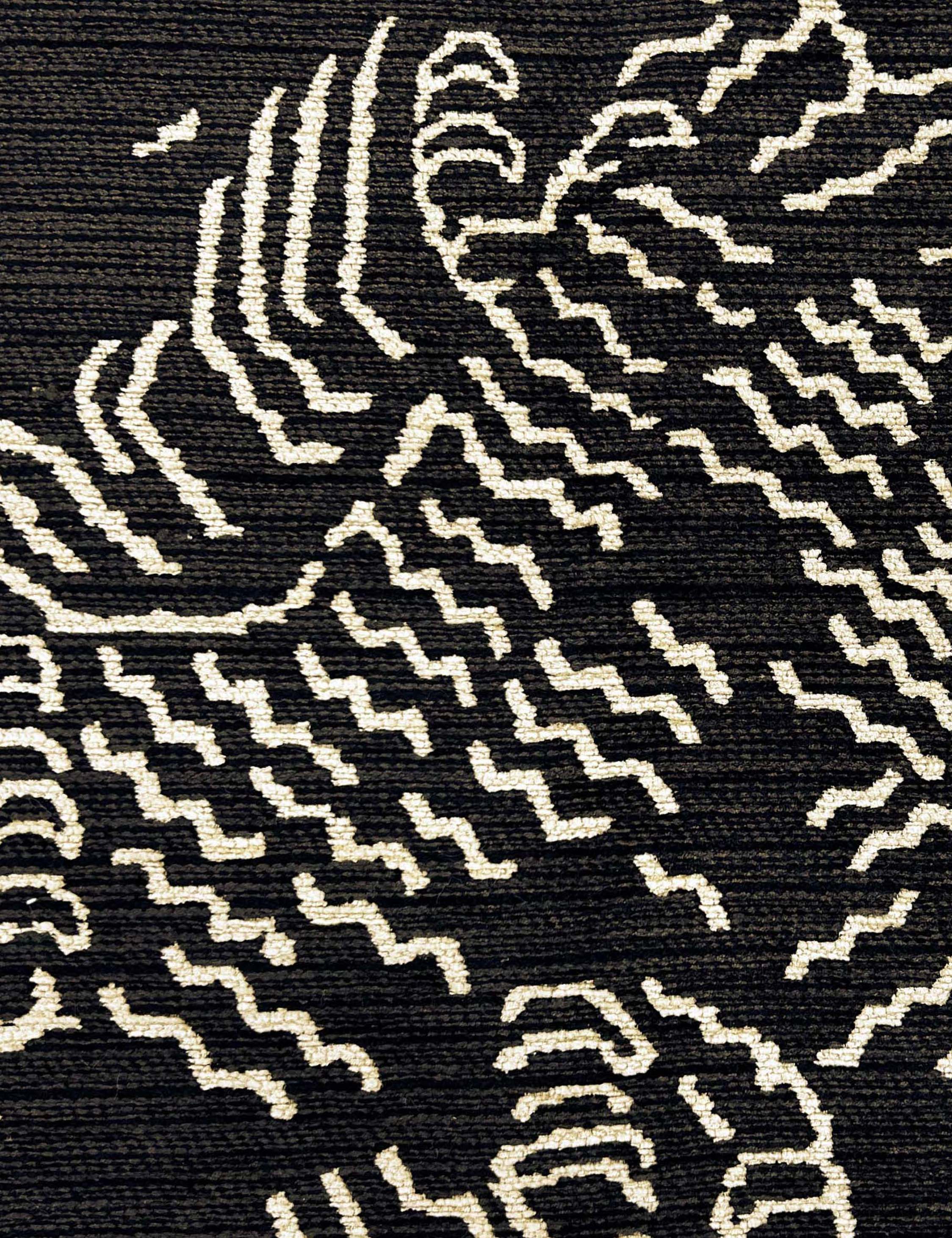 Aura Round Ottoman | Fringe Trim, Custom Upholstery