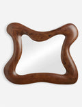 Caden Wall Mirror | Chunky Wood Frame, Organic Warmth