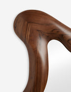 Caden Wall Mirror | Chunky Wood Frame, Organic Warmth