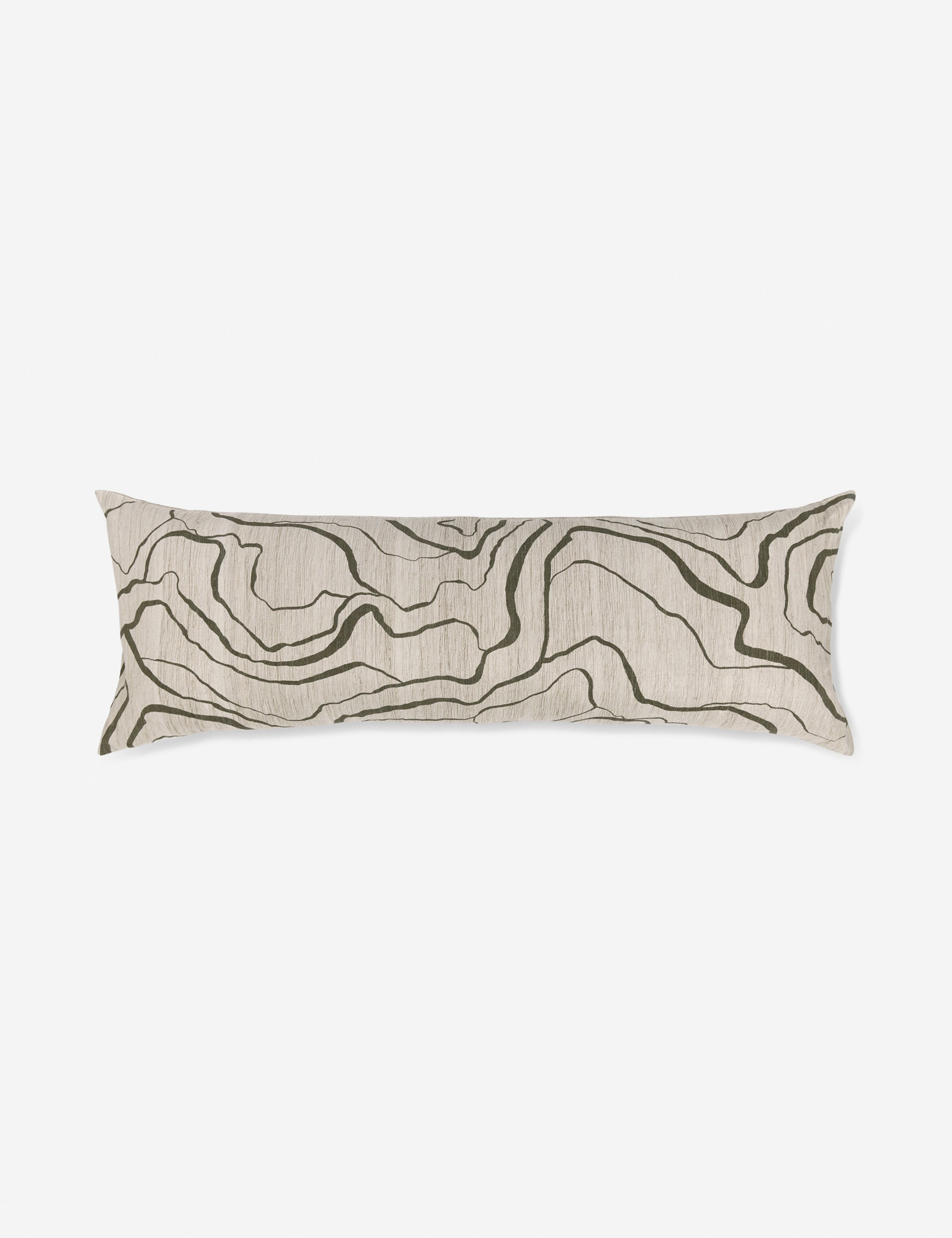 Bello Accent Pillow | Raw Silk, Textured Design