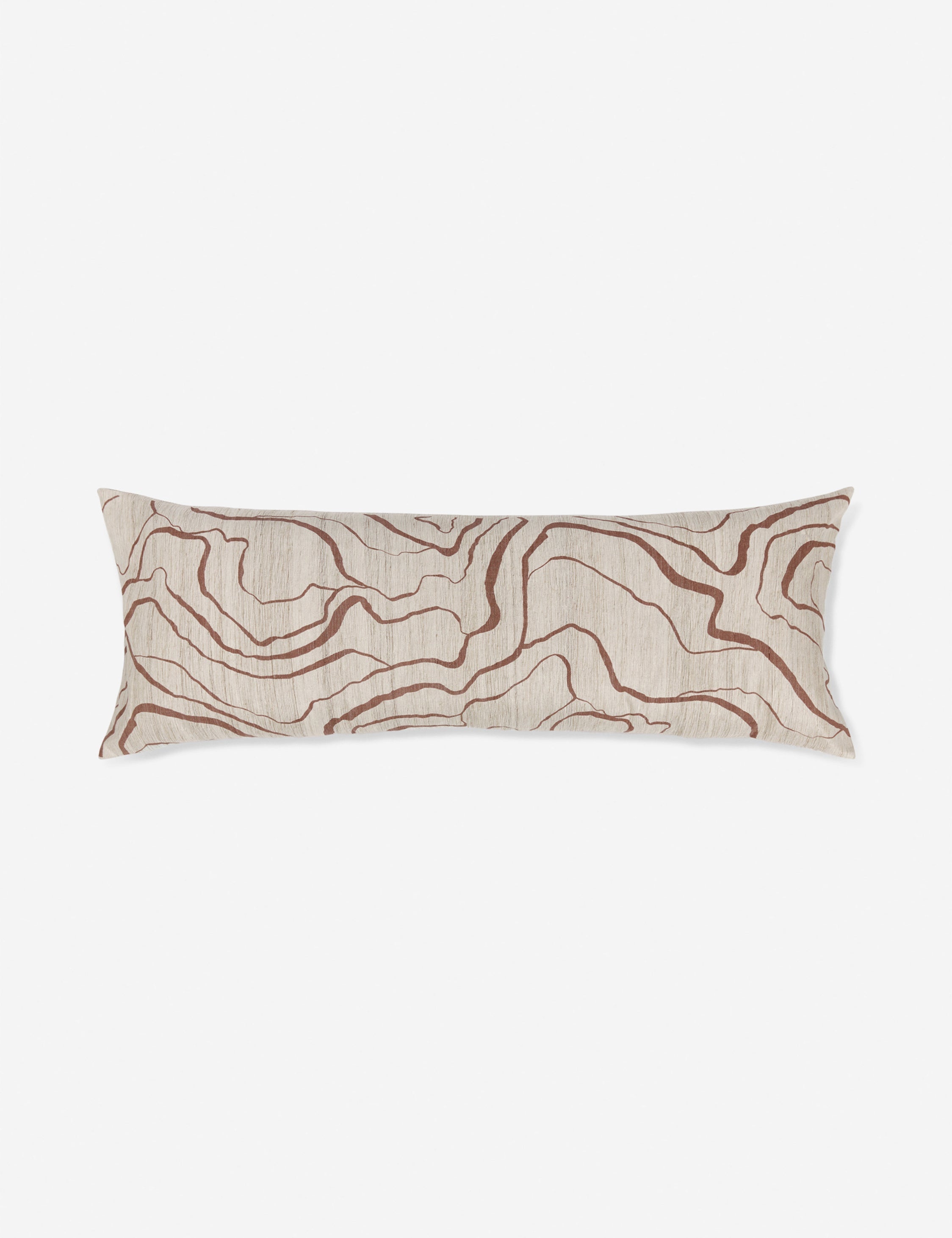 Bello Accent Pillow | Raw Silk, Textured Design