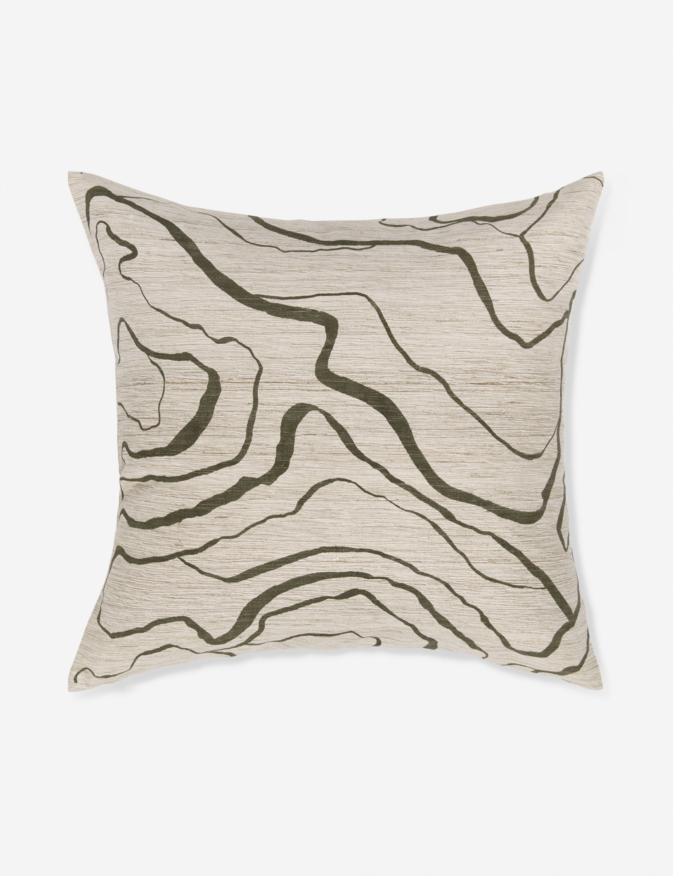 Bello Accent Pillow | Raw Silk, Textured Design