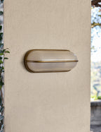 Cielo Outdoor Sconce | Ribbed Glass, Soft Illumination