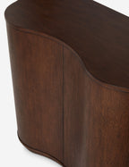 Cora Sideboard | Half-Moon Design, Natural Wood Grain