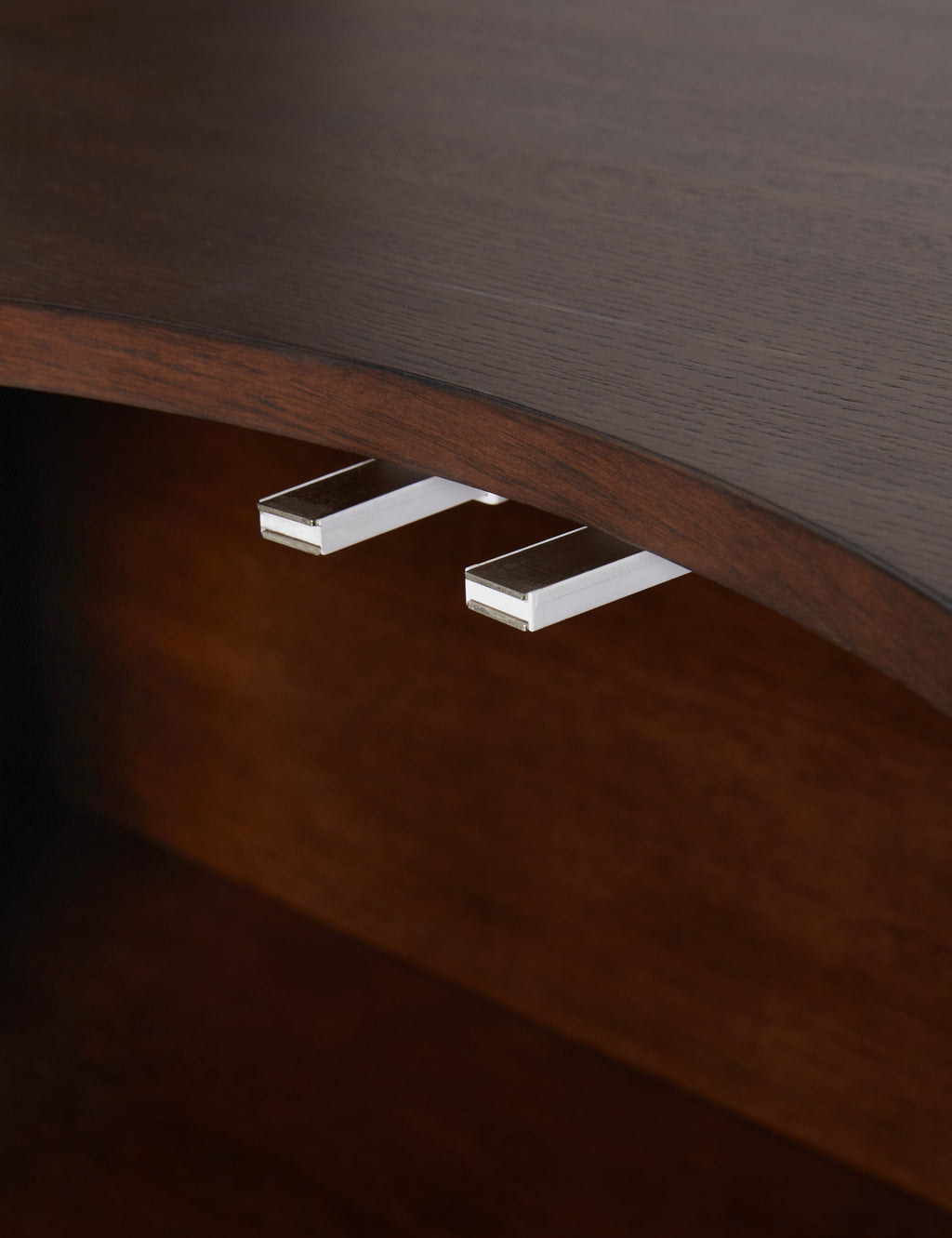 Cora Sideboard | Half-Moon Design, Natural Wood Grain