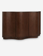 Cora Sideboard | Half-Moon Design, Natural Wood Grain