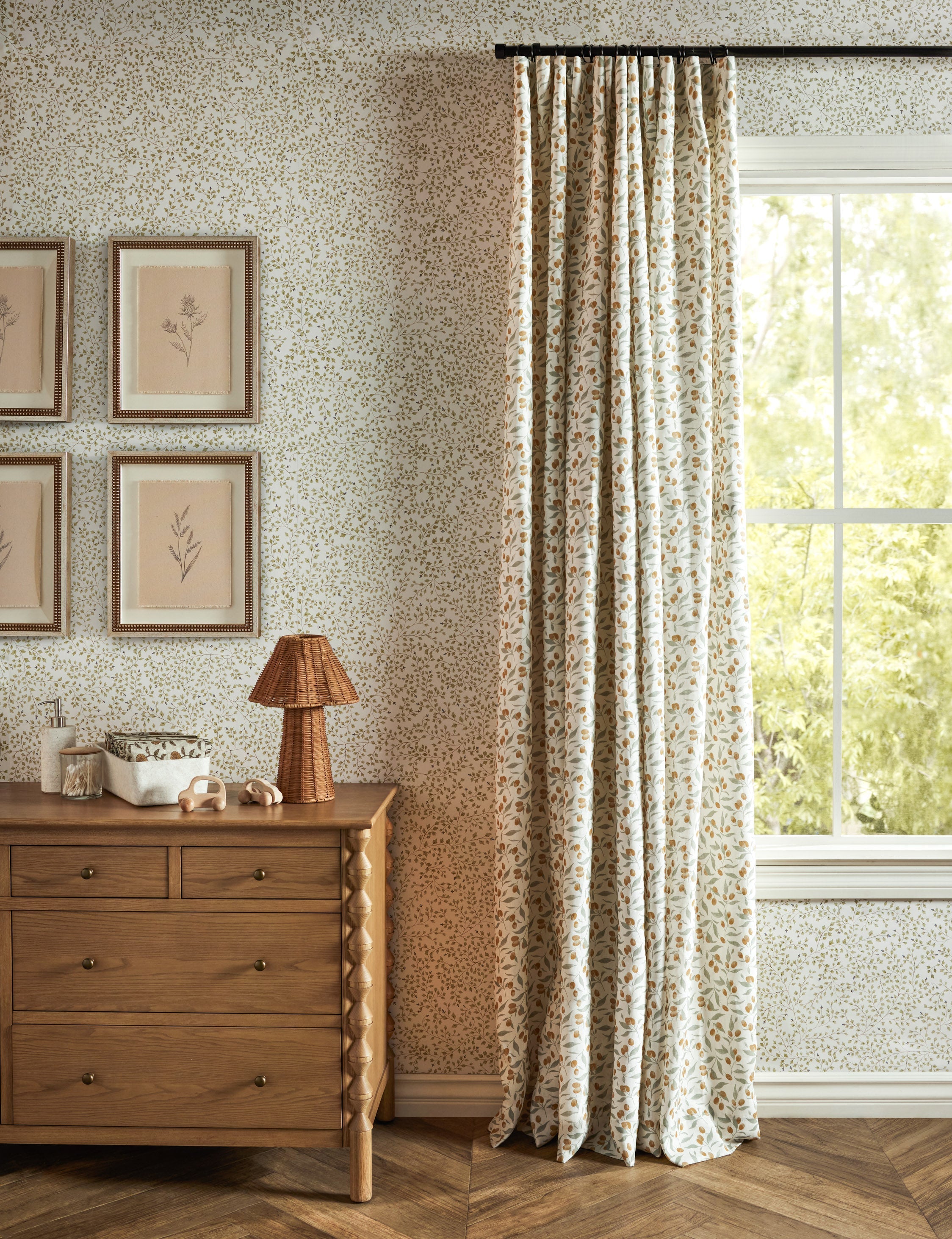 Dainty Leaves Wallpaper by Rylee + Cru