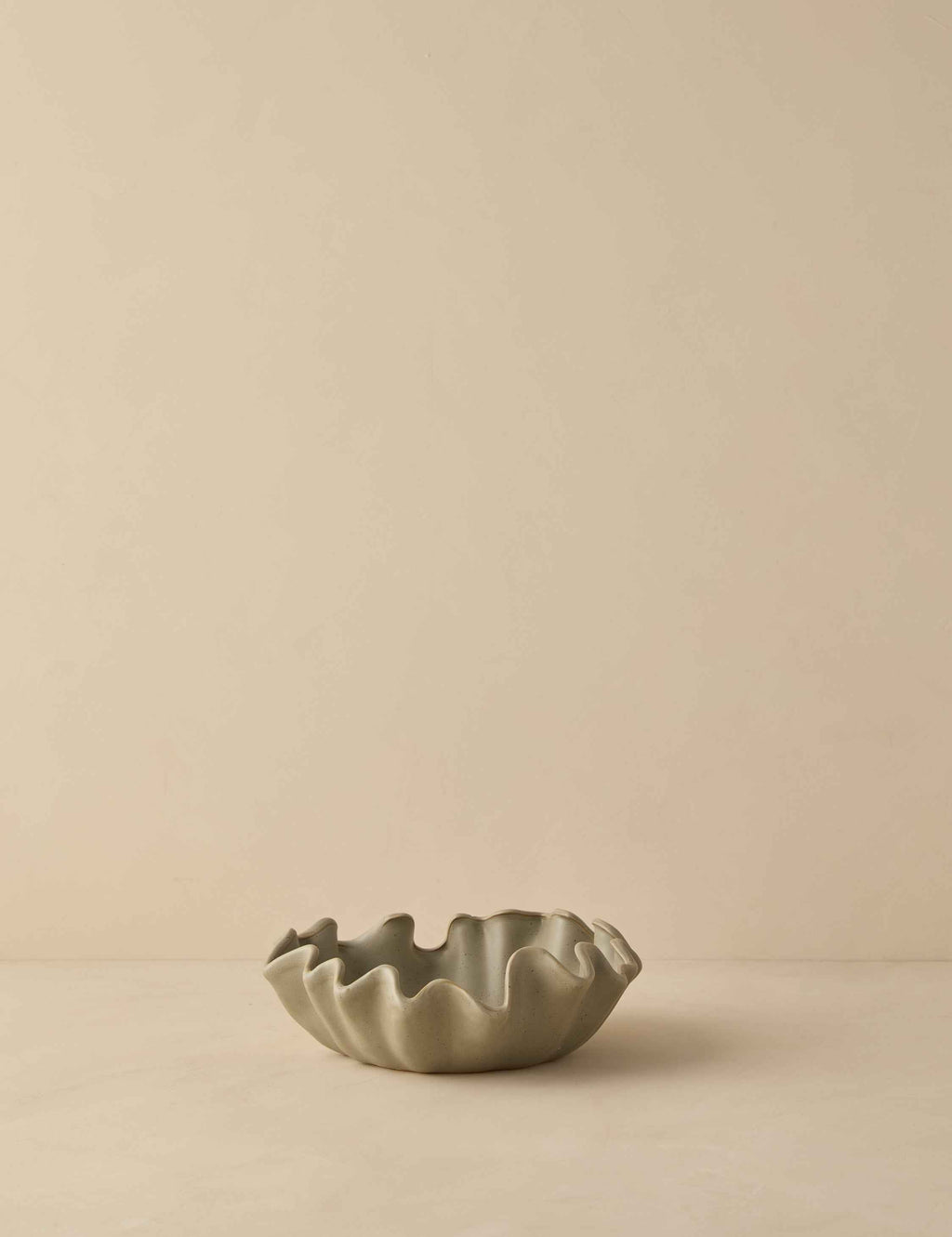 Bela Stoneware Bowl | Organic Lines, Reactive Glaze