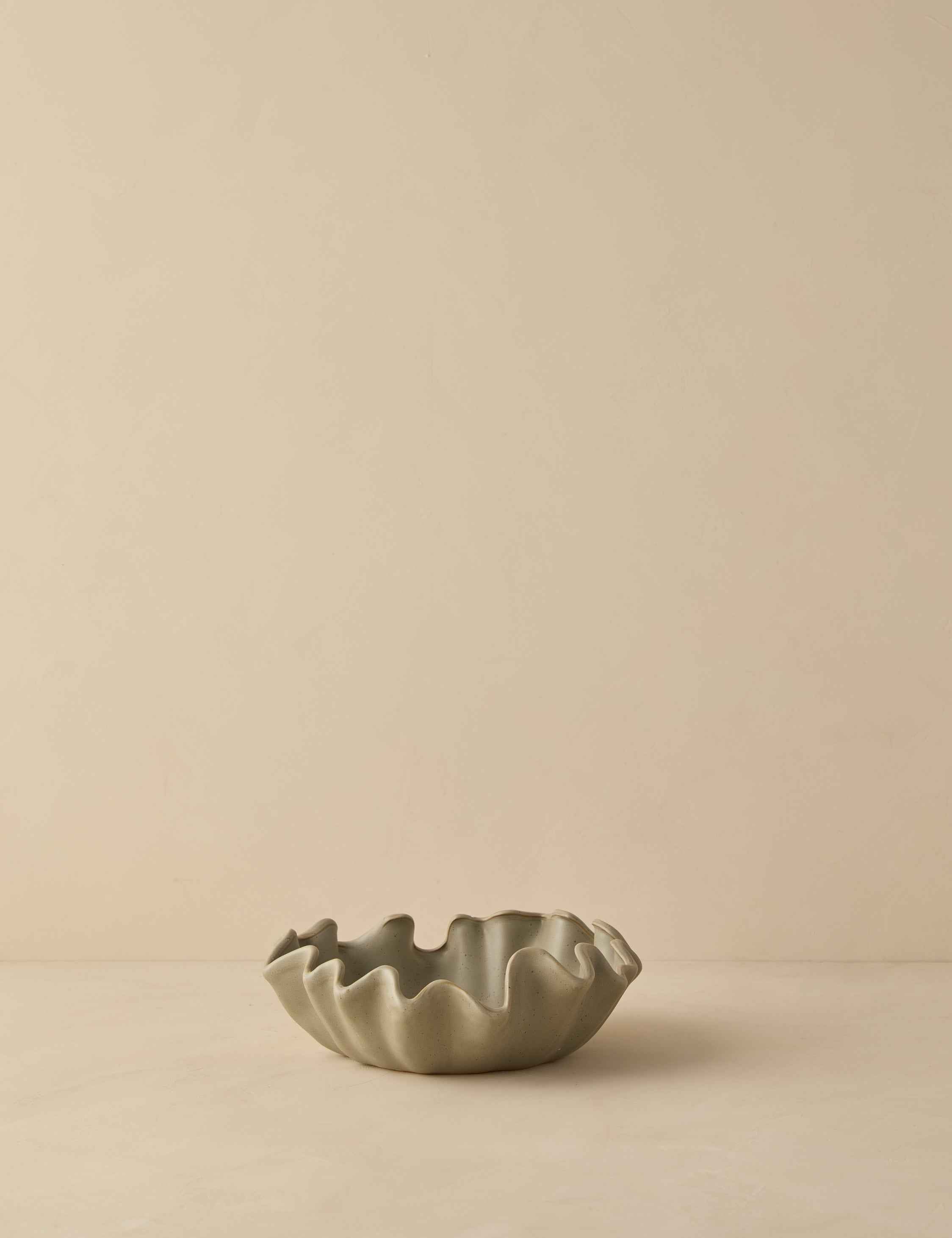 Bela Stoneware Bowl | Organic Lines, Reactive Glaze
