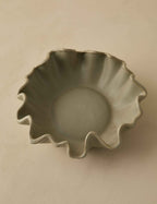 Bela Stoneware Bowl | Organic Lines, Reactive Glaze