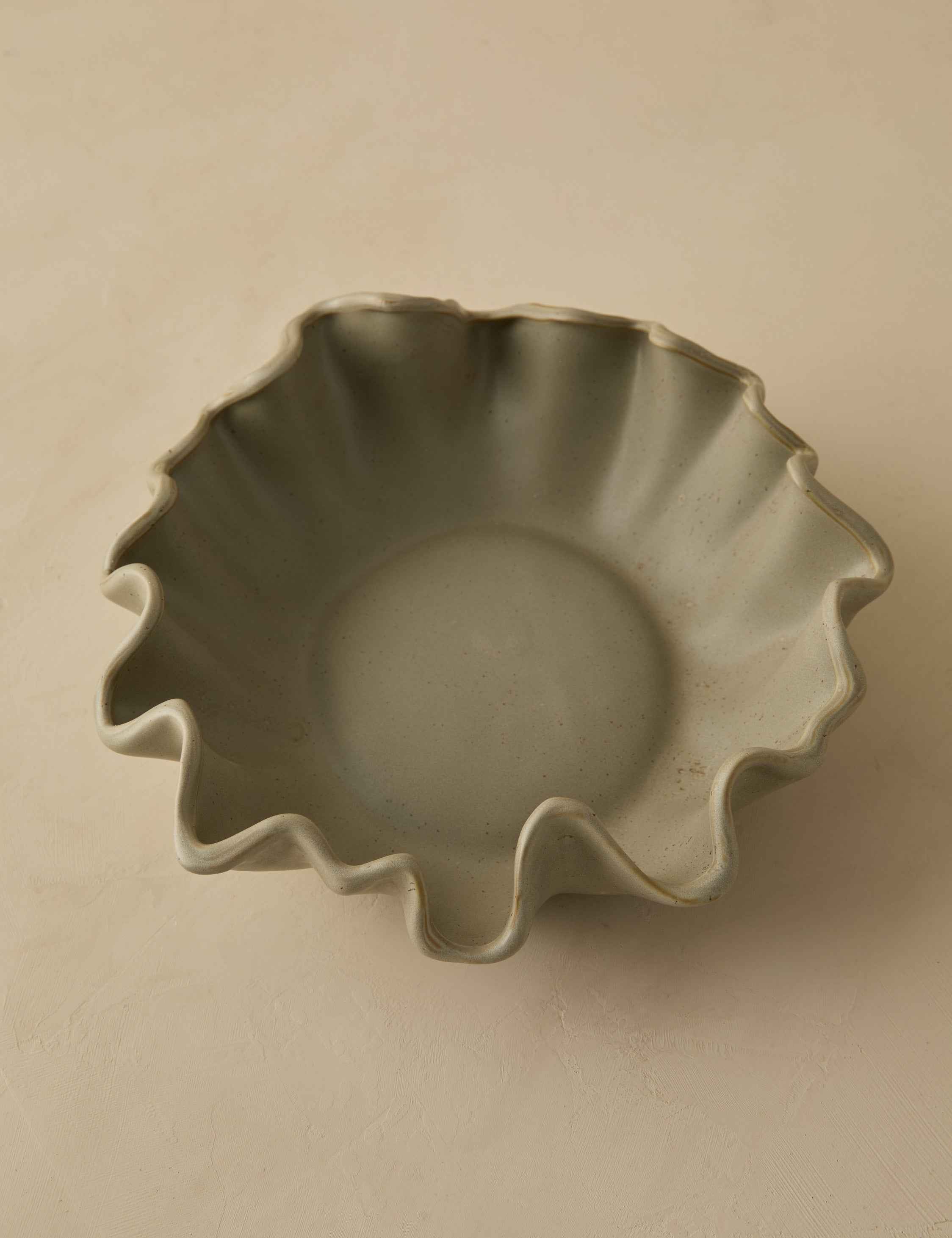 Bela Stoneware Bowl | Organic Lines, Reactive Glaze